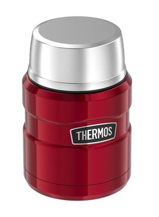 Thermos SK3000 Çelik Yemek Termosu 470ml.  Kırmızı 184807-AK